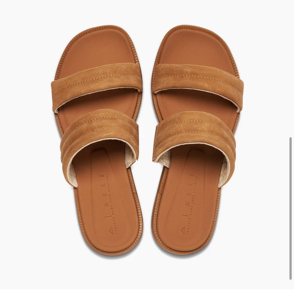 Reef Brown Double Strap Sandals